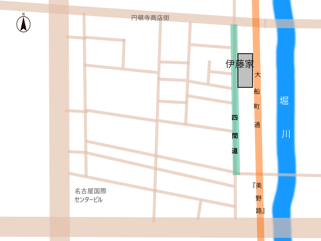 伊藤家地図