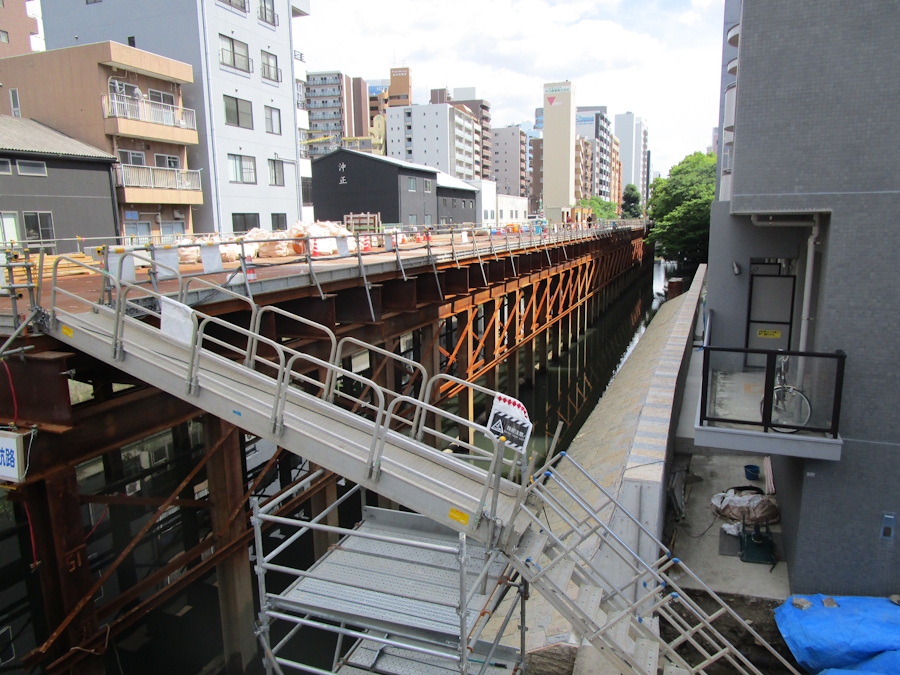堀川工事中
