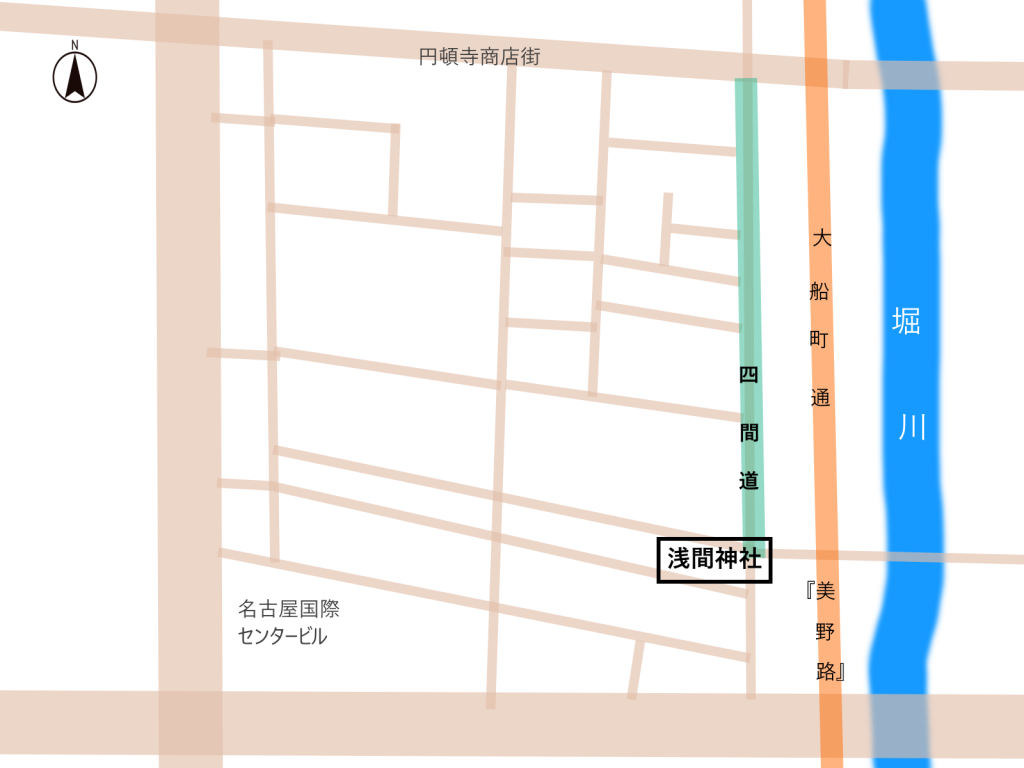 浅間神社地図